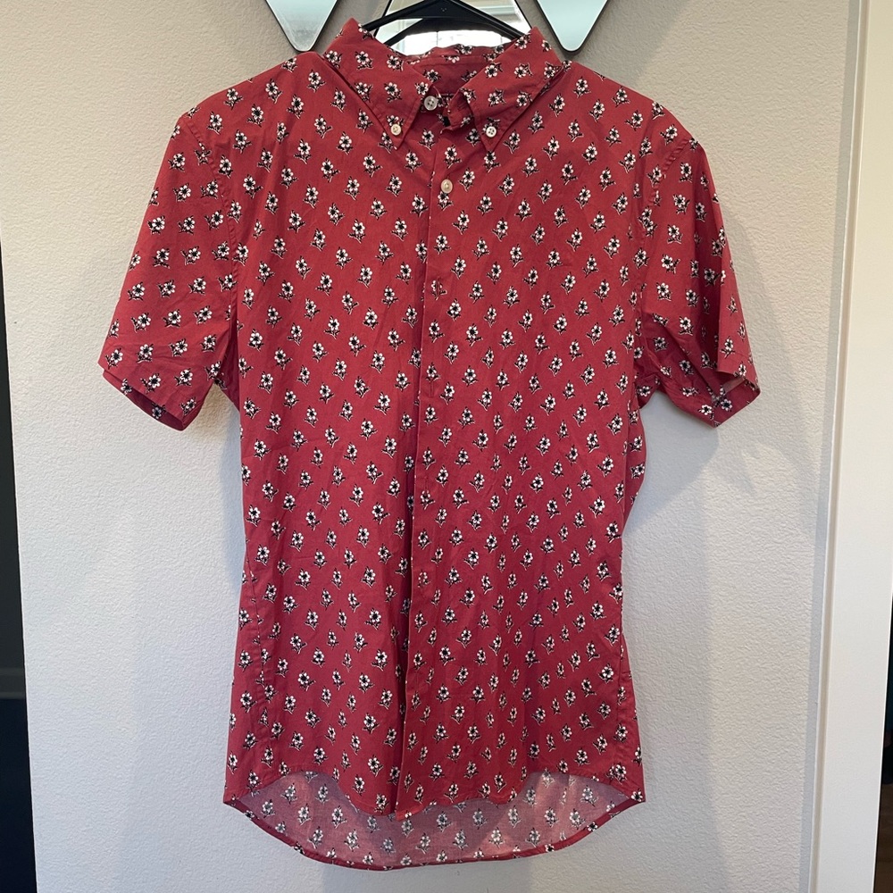 NWOT Abercrombie Floral Button Down